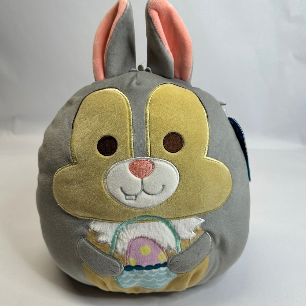 Disney Squishmallows Thumper Easter Bunny Plush 8 inch Kellytoy Bambi Rabbit NWT